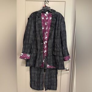 Jack Skellington The Nightmare Before Christmas Adult XL costume w/accessories!
